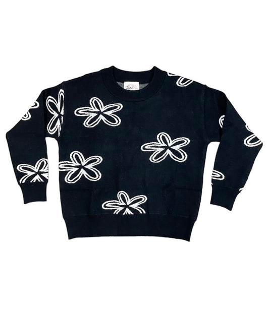 Flower Pattern pullover