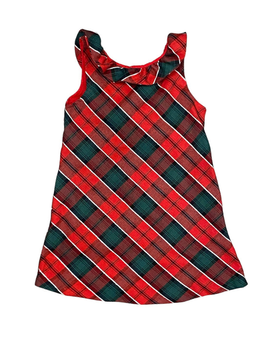 Blaire Red & Green Plaid Dress