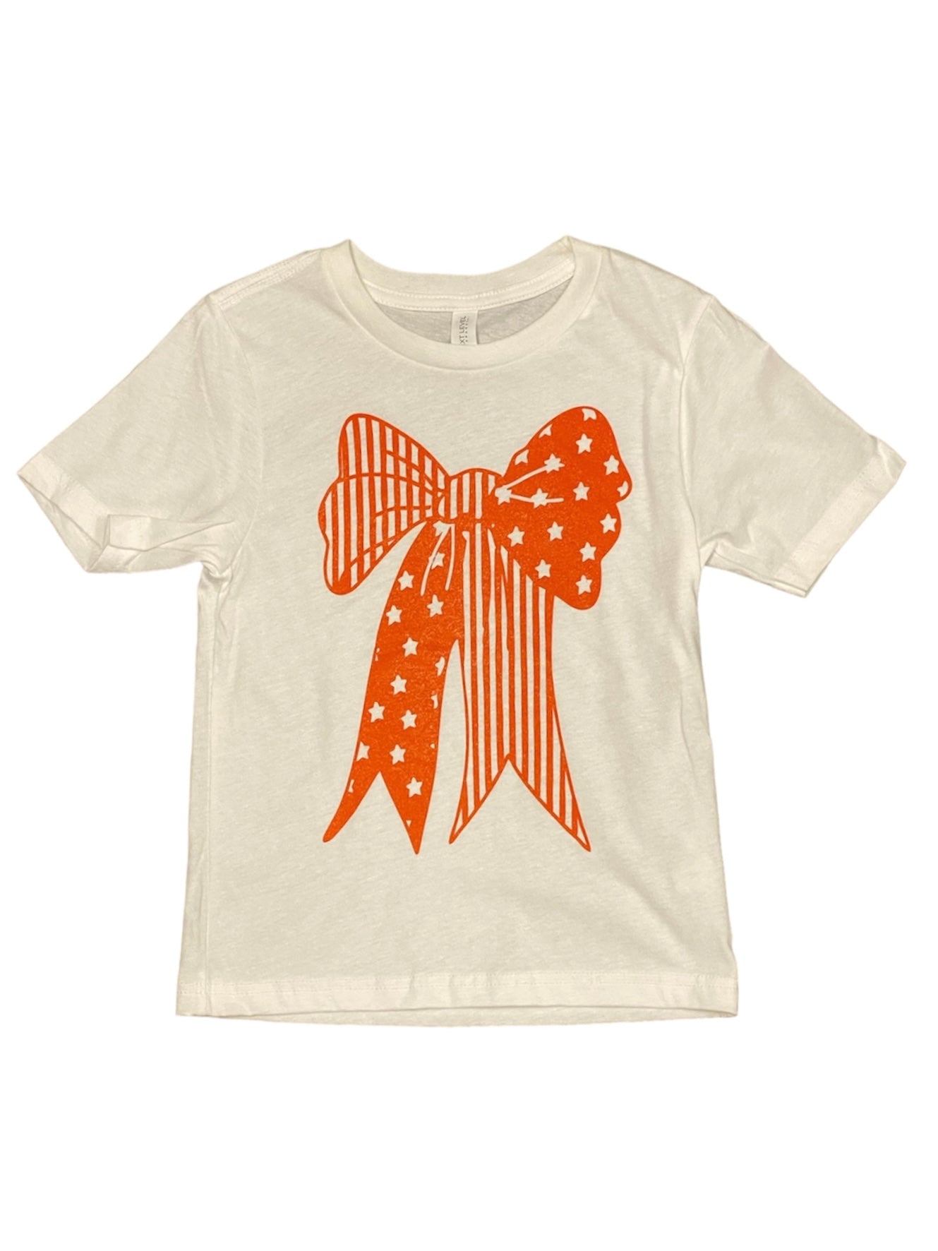 Orange Bow Tee