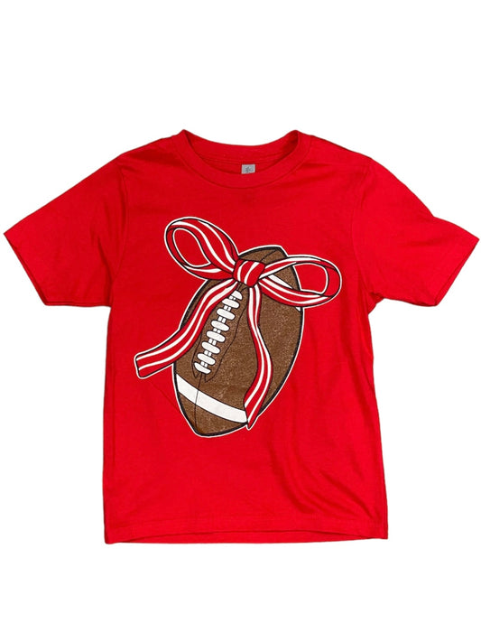 Red Football Tee