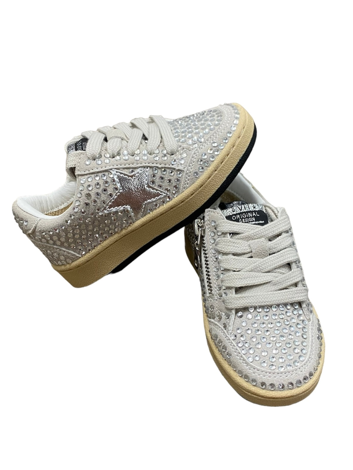 Silver Bling Star Sneakers