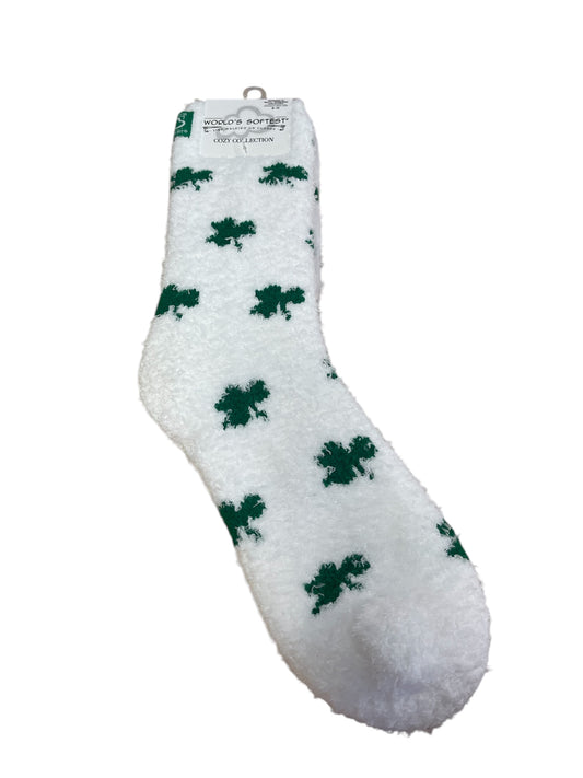 Clover Fuzzy Socks