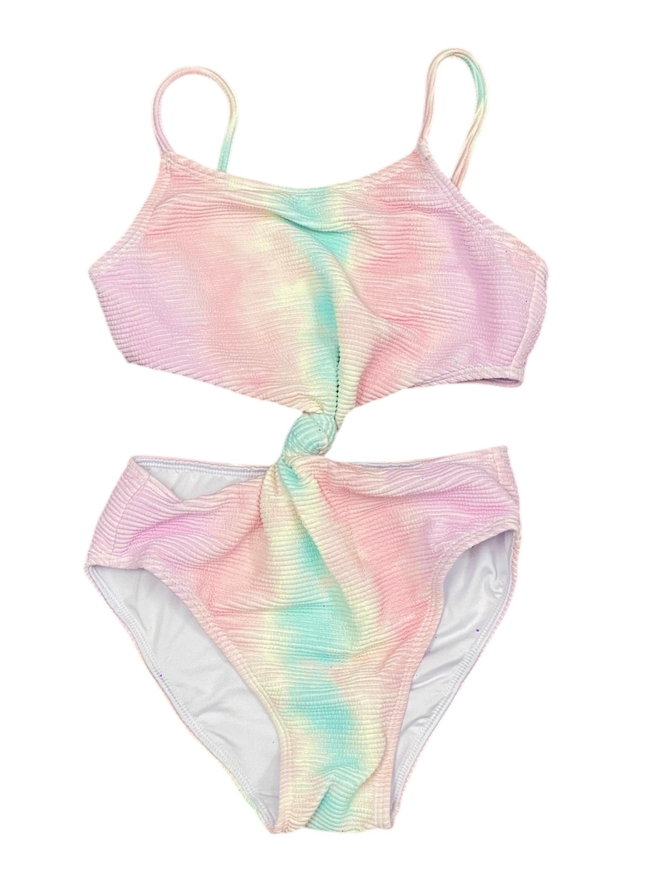 Tie Dye Rib Swim Suit