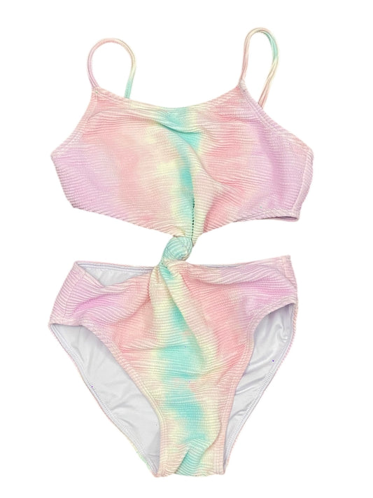 Tie Dye Rib Swim Suit