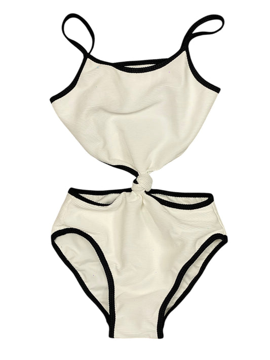 Black & White Rib Swimsuit