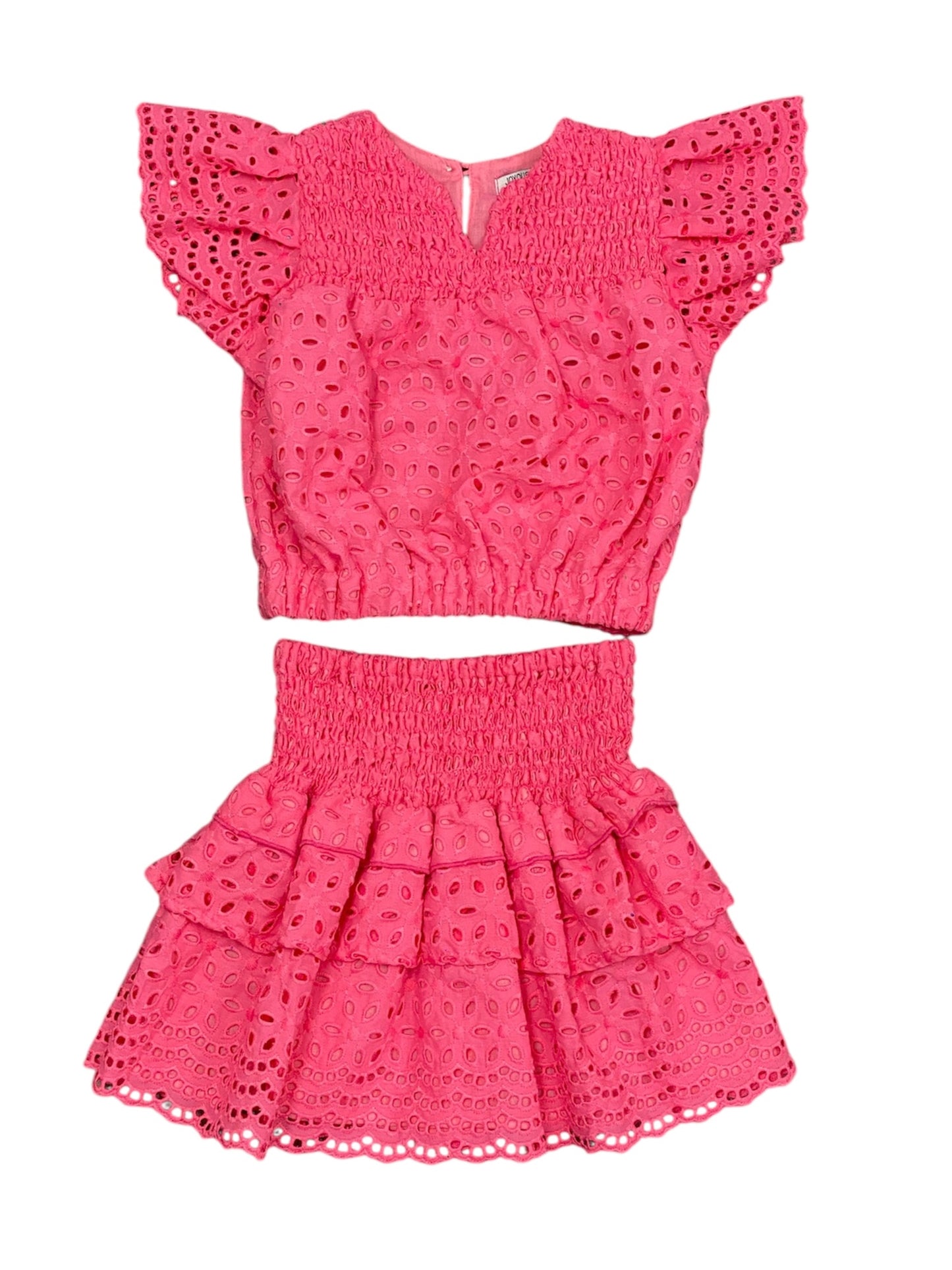 Pink Lula Top & Skirt Set