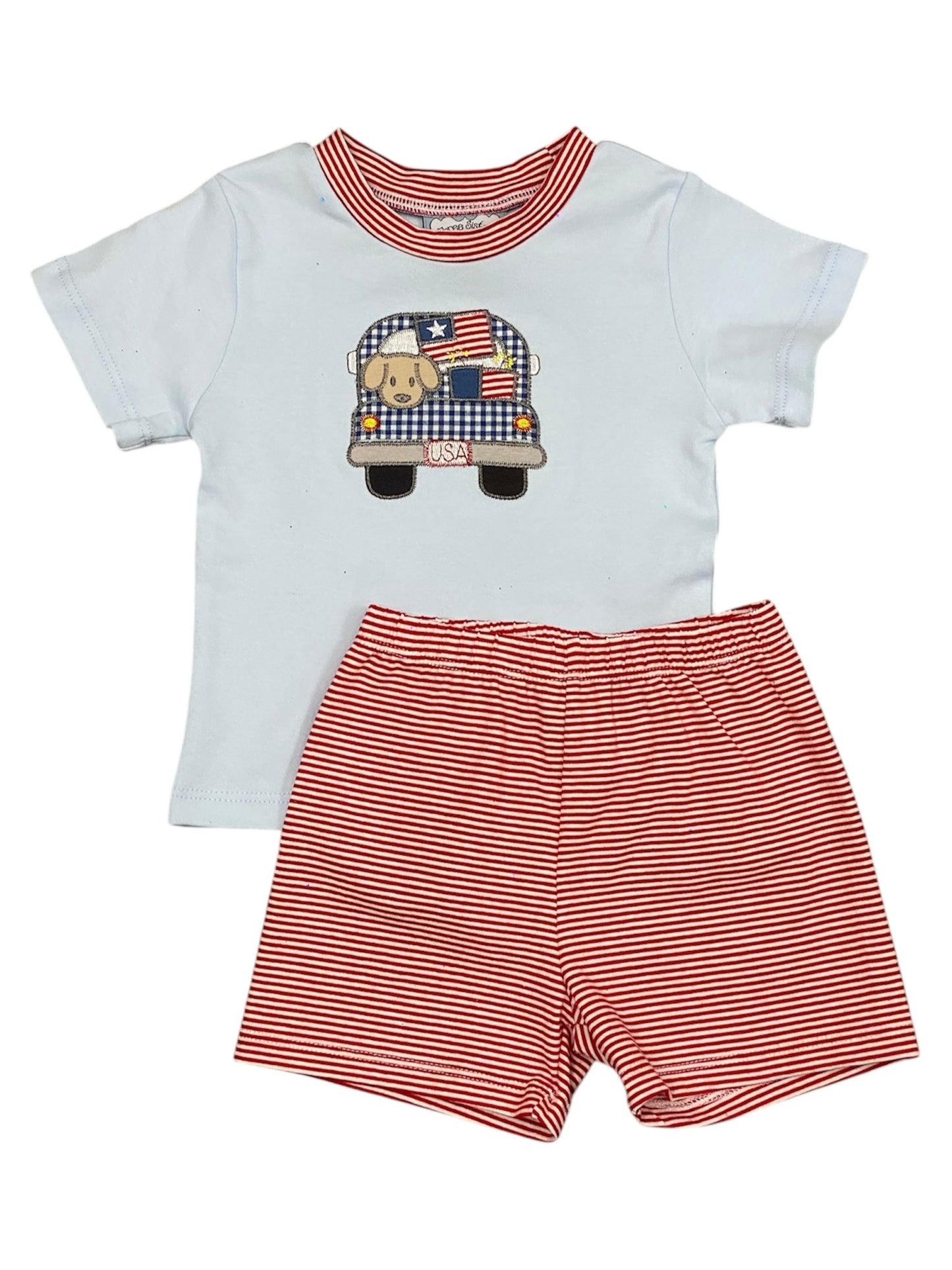 Patriotic Boys Short Set