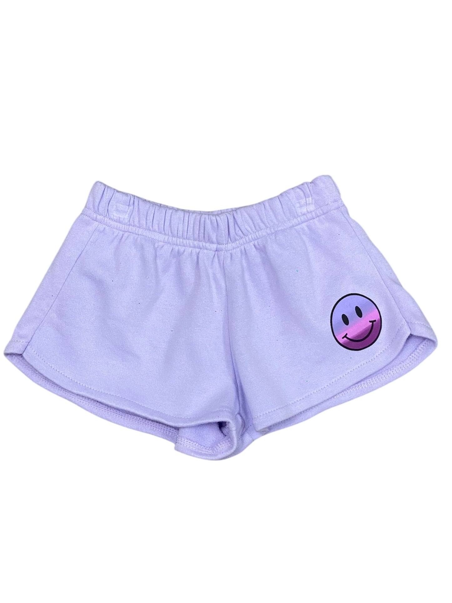 Smile Face Lavender Short