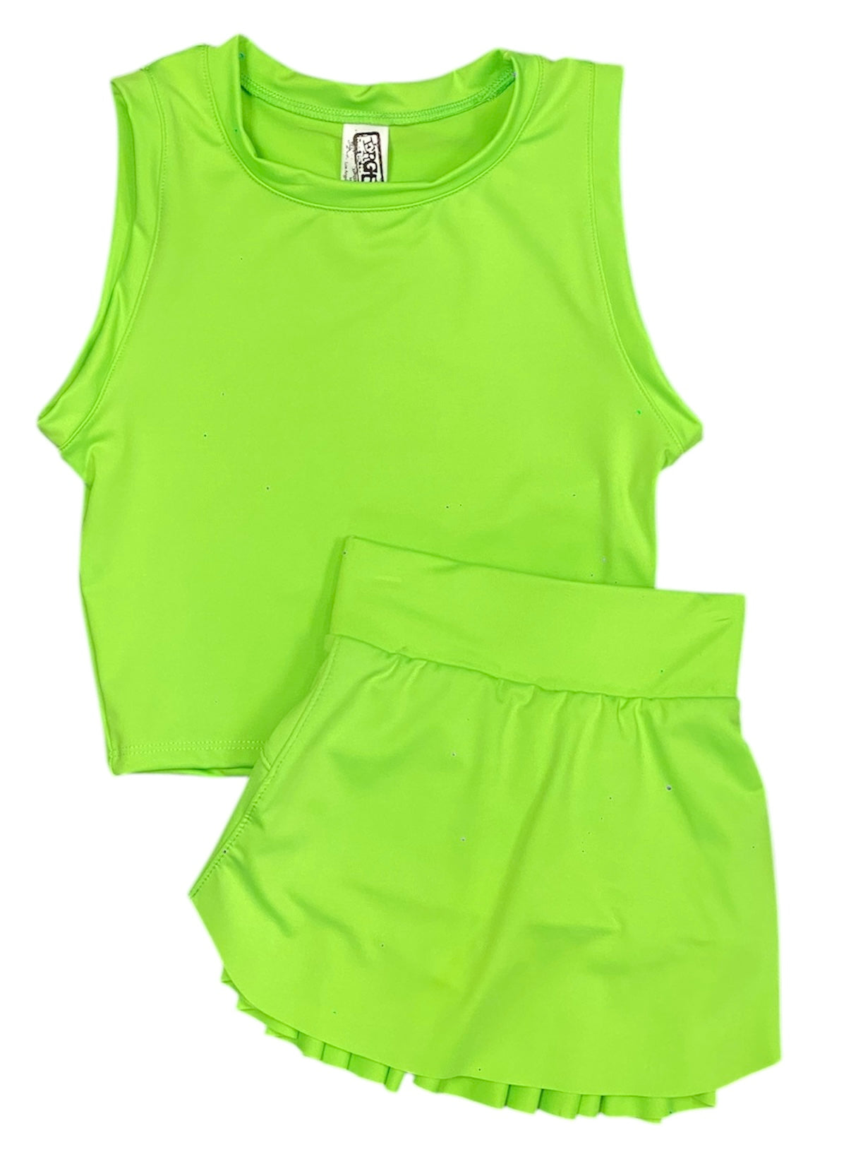 Neon Lime Yoga Skort