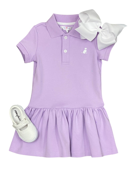 Polo Dress-Lavender