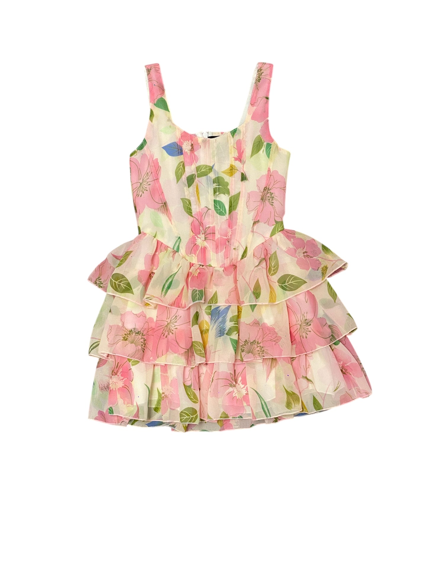Pink Floral Dress