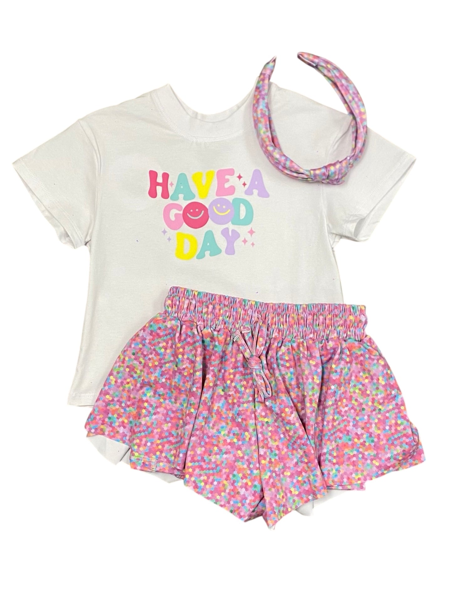 Confetti Stars Butterfly Shorts