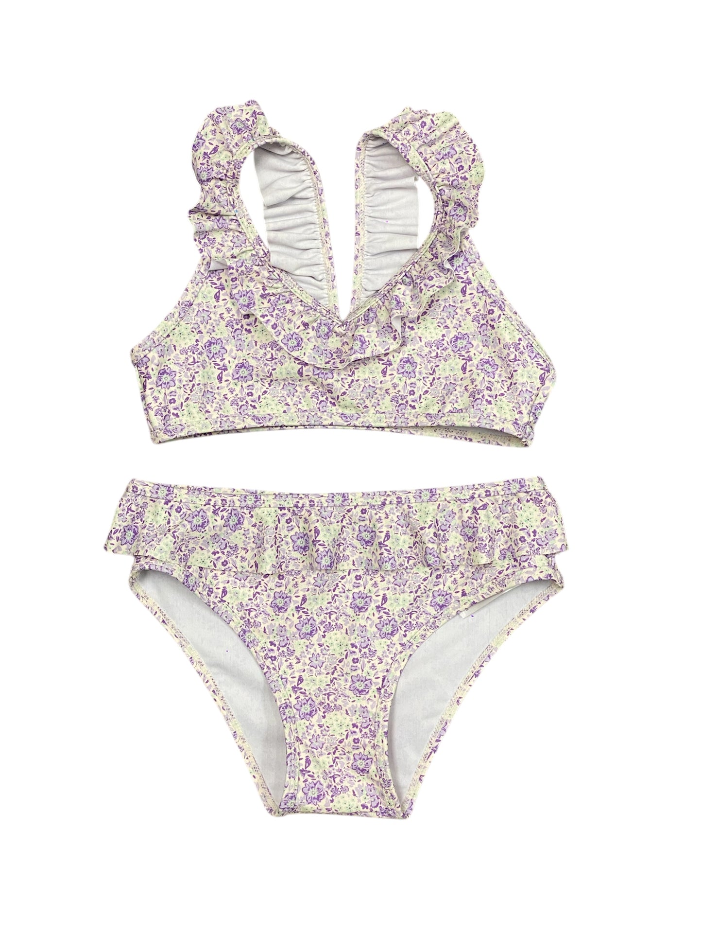 Purple Floral Swim