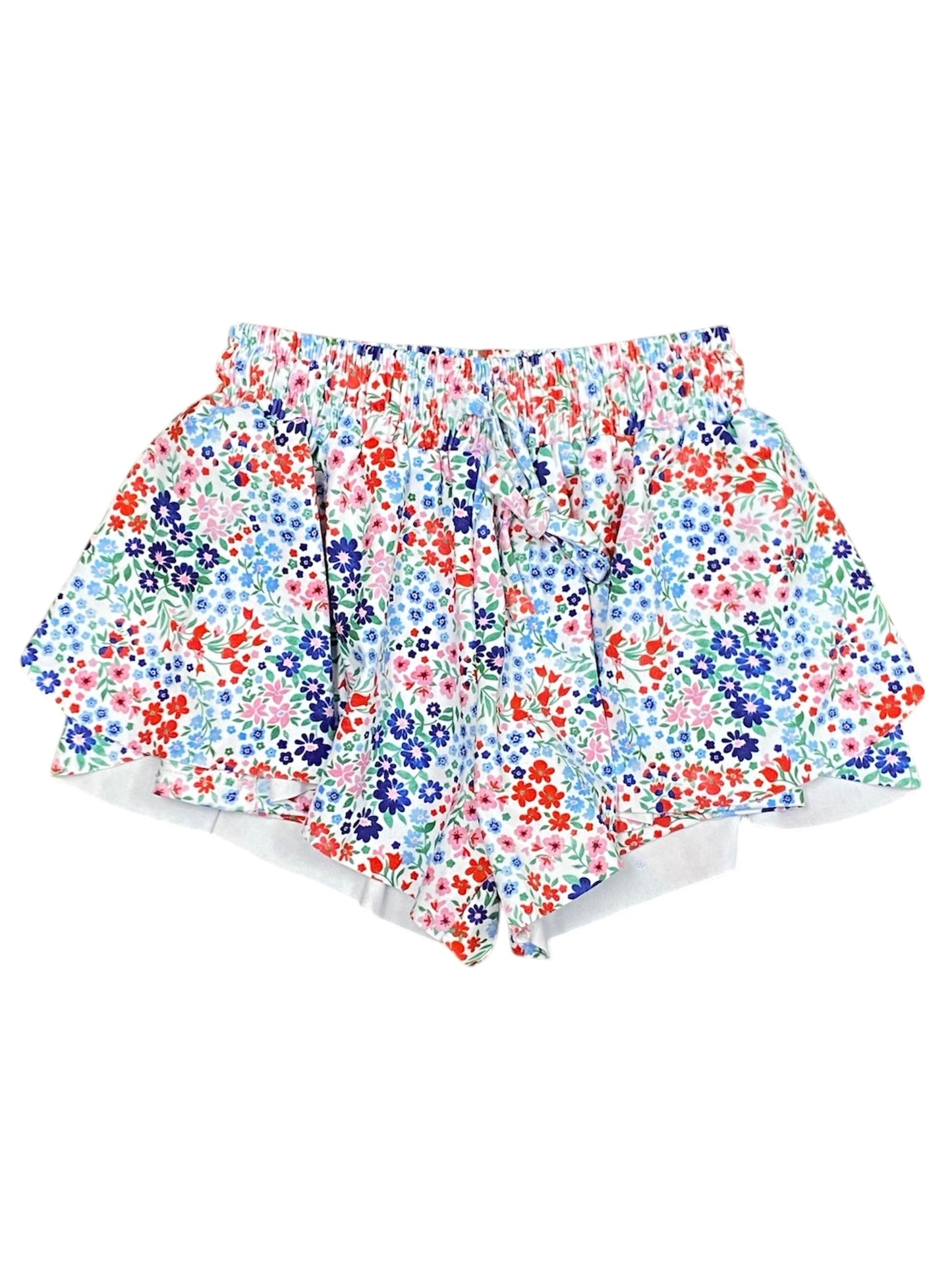 Liberty Flower Gathered Butterfly Short