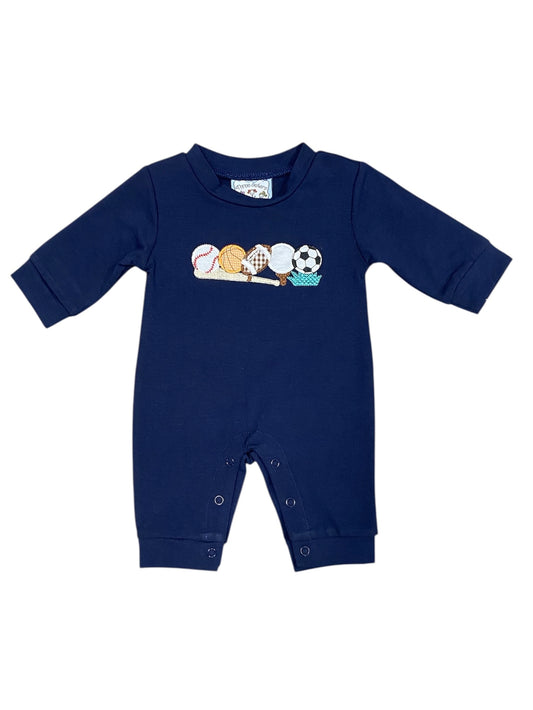 Sports Appliqué Boys Romper