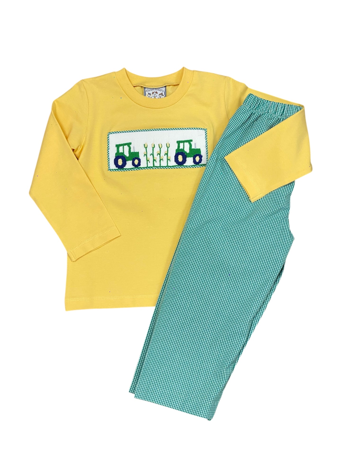 Harvest Time Smocked Boys Pant Set