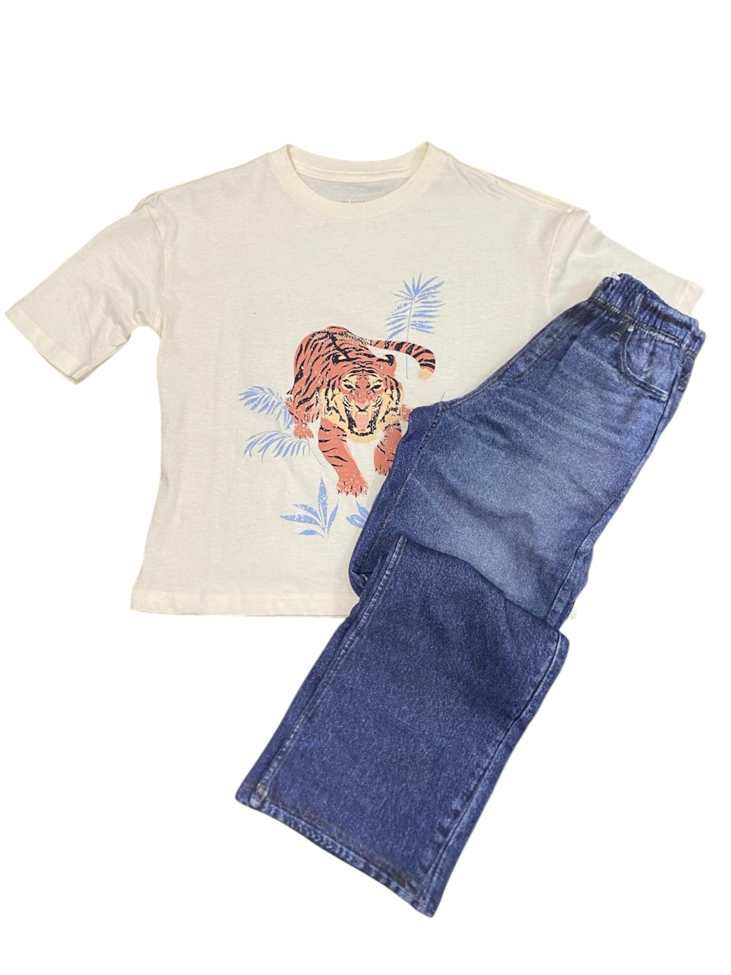 Denim Elastic Pant
