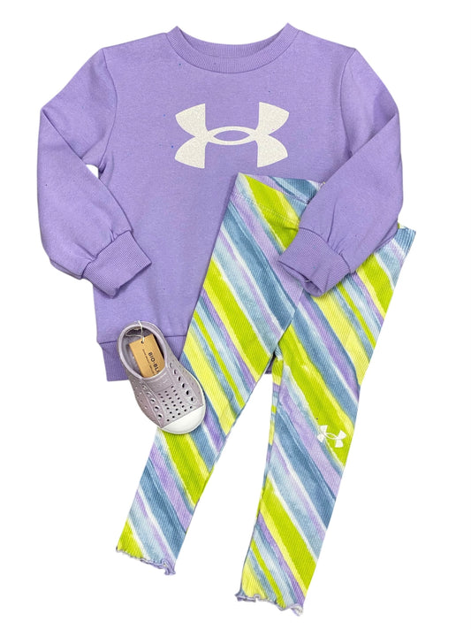 Purple Sweatshirt & Leggings