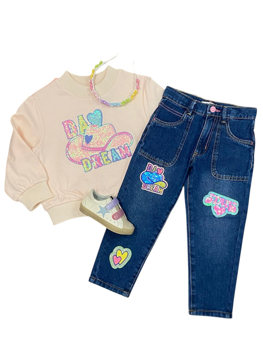 Day Dream Sweatshirt & Jean Set