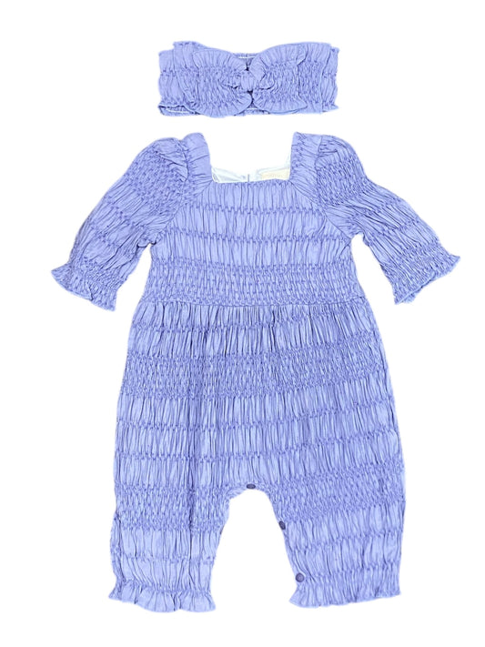 Blue Lena Romper