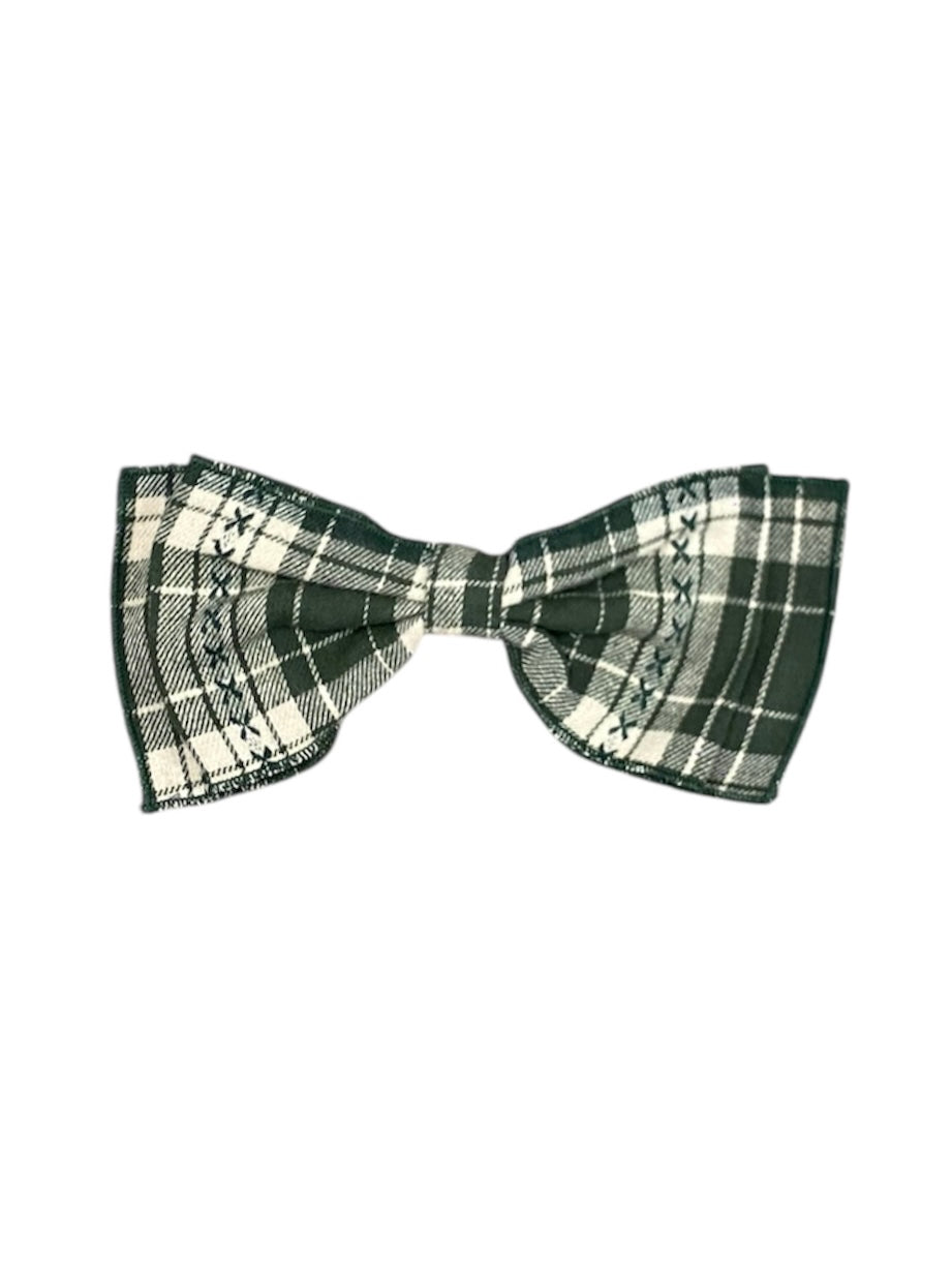 Plaid & Pine Hair Bow