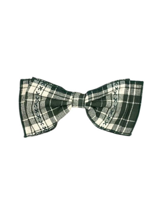 Plaid & Pine Hair Bow