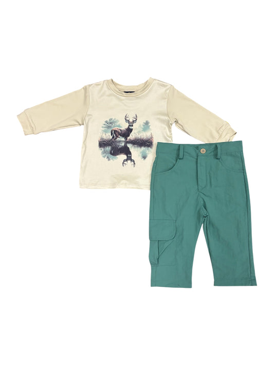 Deer Reflections Pant Set
