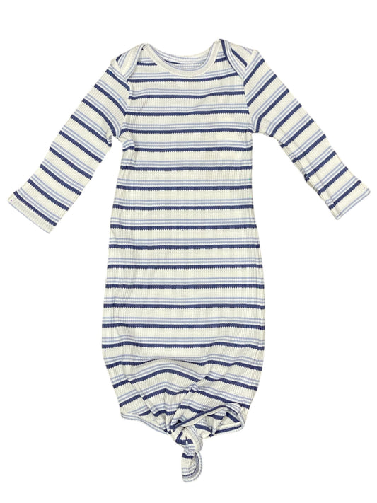 Stripe Vintage Blue Knotted Gown