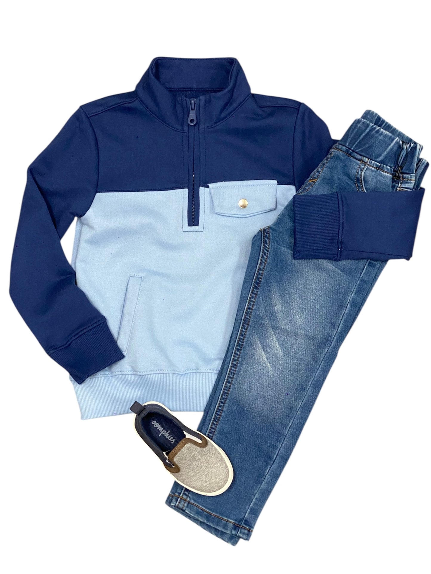 Max Color Block 1/4 Zip