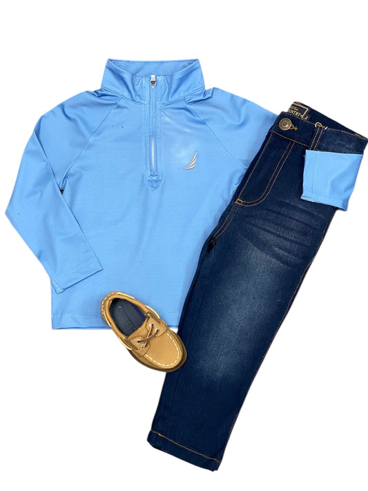 Levi Perf. Blue 1/4 Zip