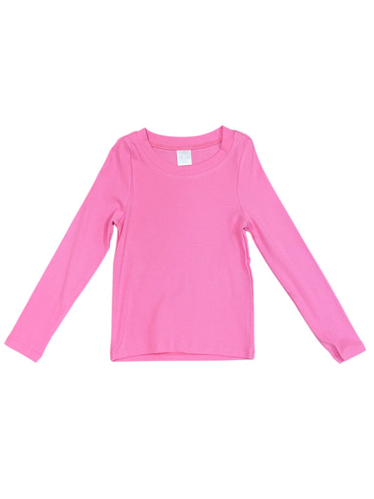 Perfect Pink Ribbed Top