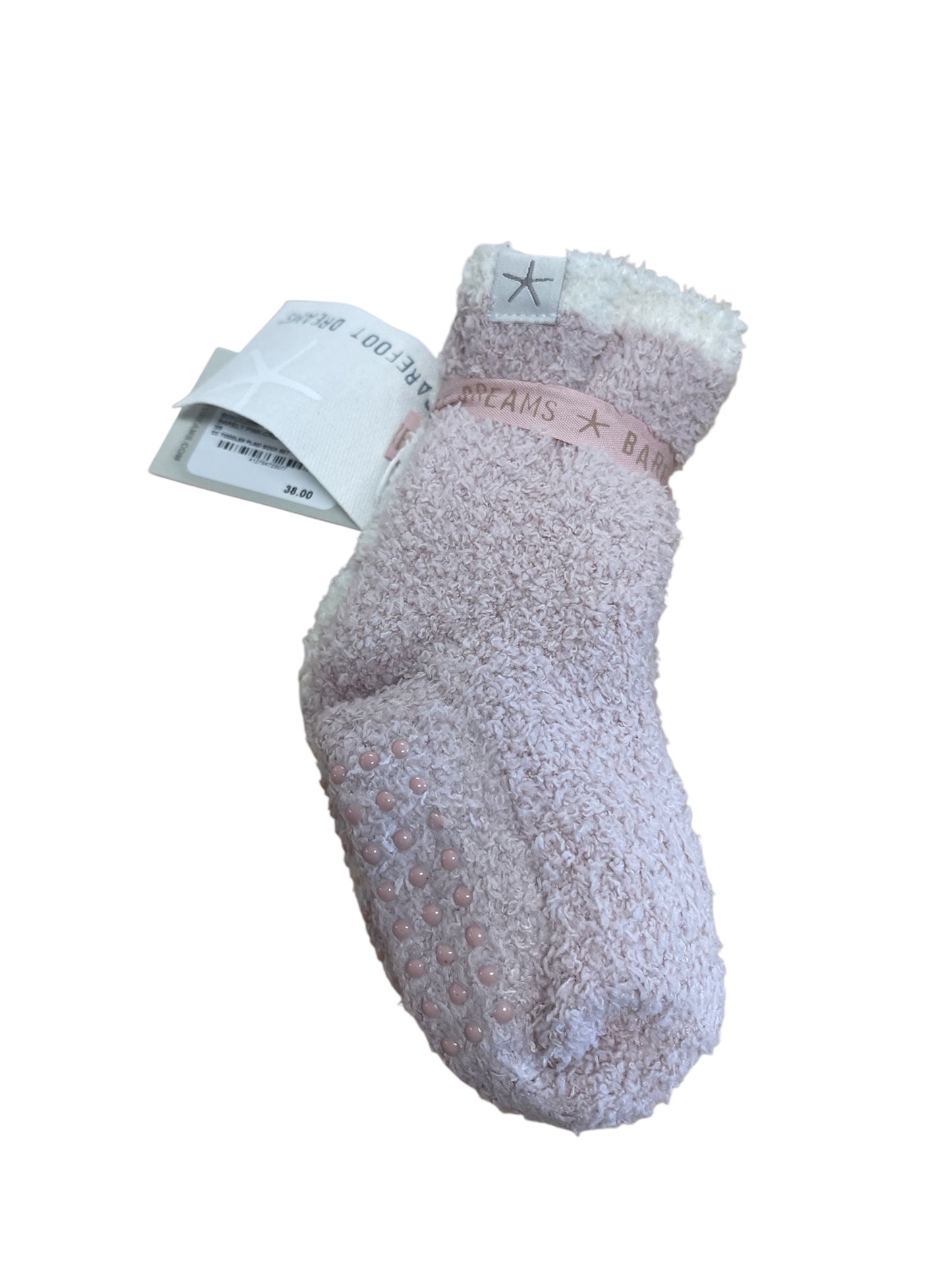 CC Toddler Plaid Sock Set Barely Pink-Cream