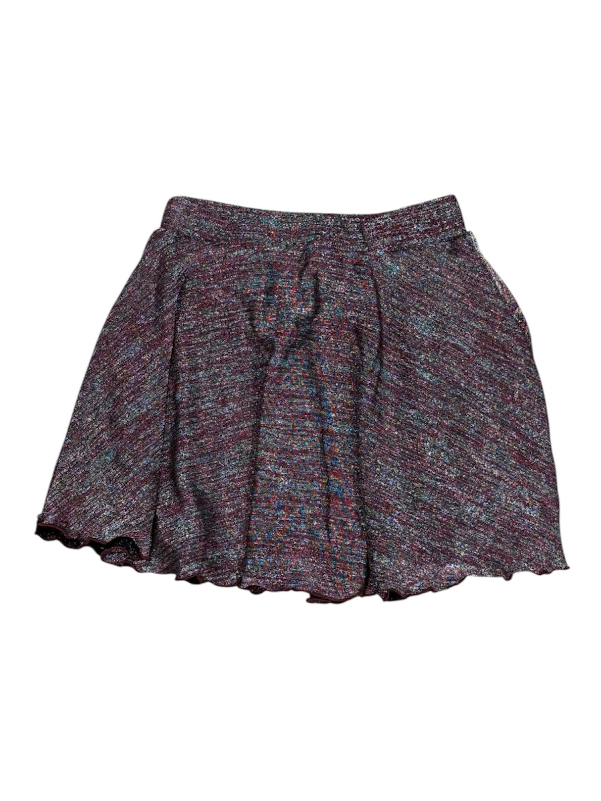 Space Dye Metallic Skirt