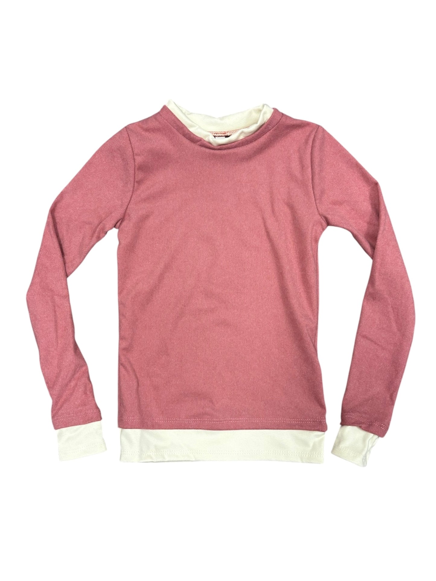 Masala Pink Corduroy Brush Top