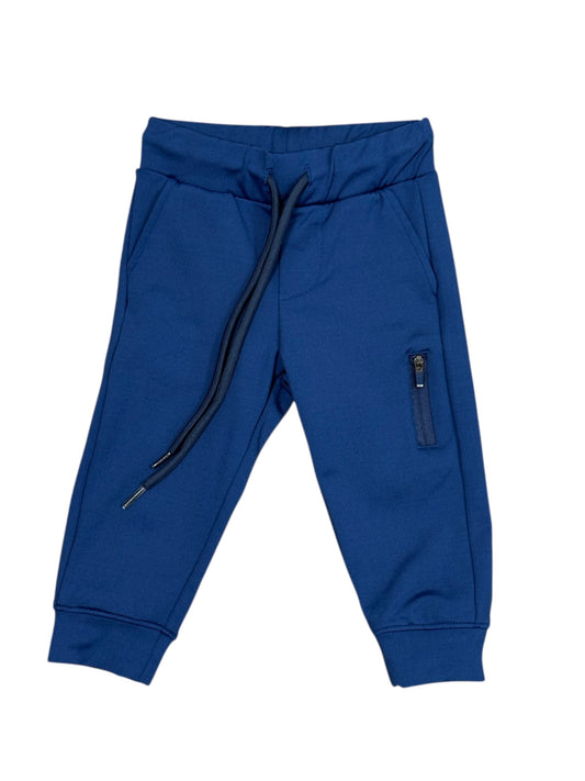 Navy Zipper Jogger