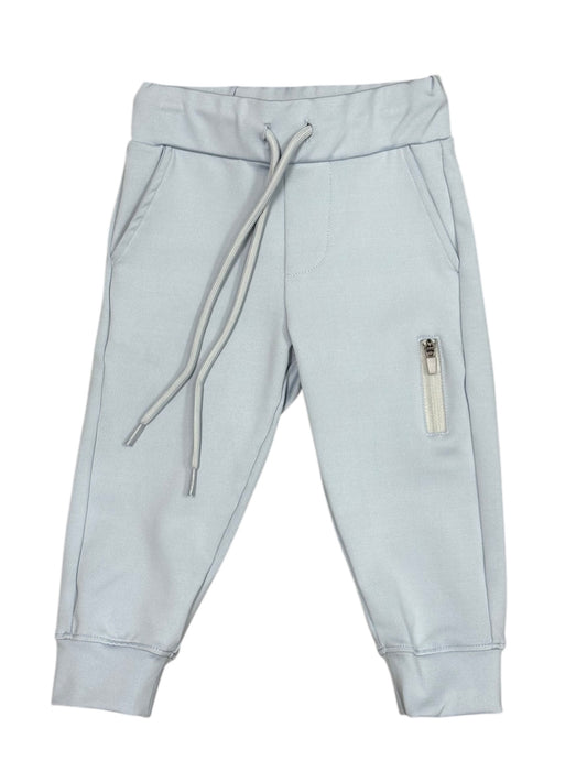 Light Blue Zipper Jogger