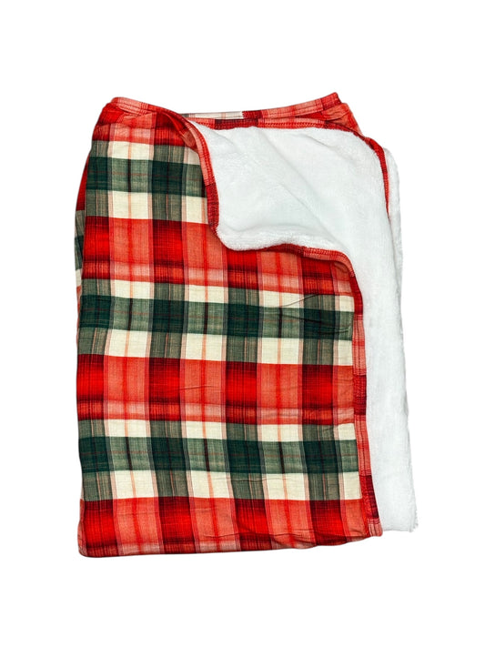Cozy Holiday Plaid Swaddle