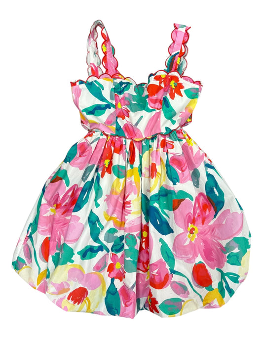 Multi Floral Poplin Bubble Dress