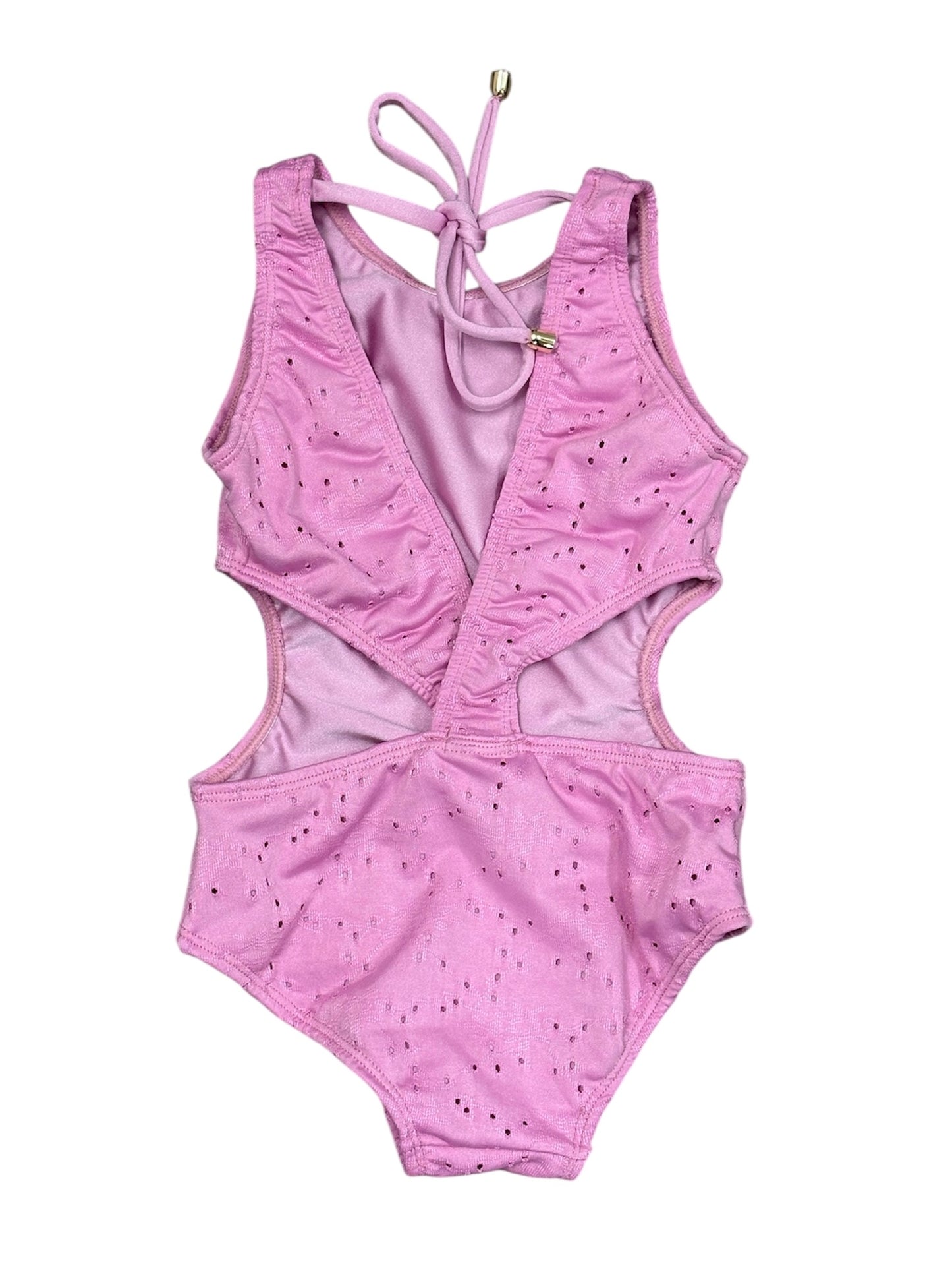Pink Criss Cross One Piece