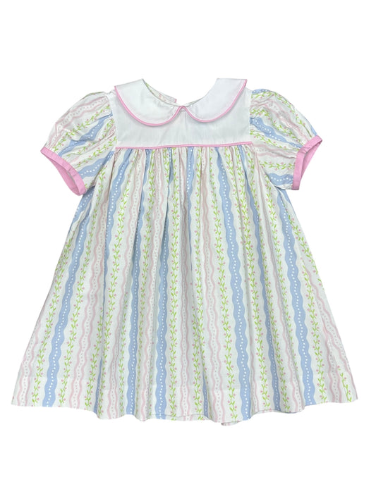 Floral Stripe Float Dress