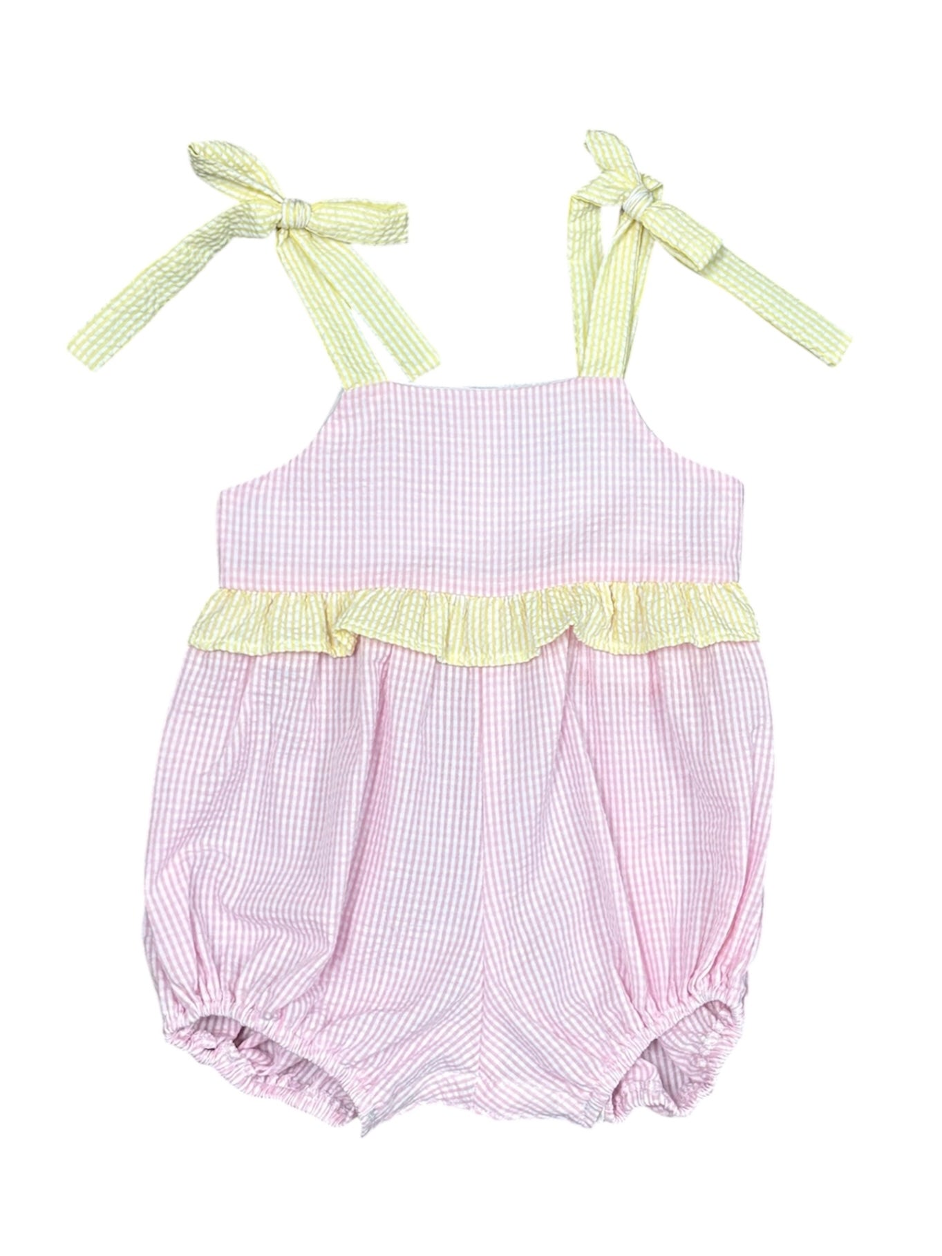 Pink Ruffle Tie Bubble