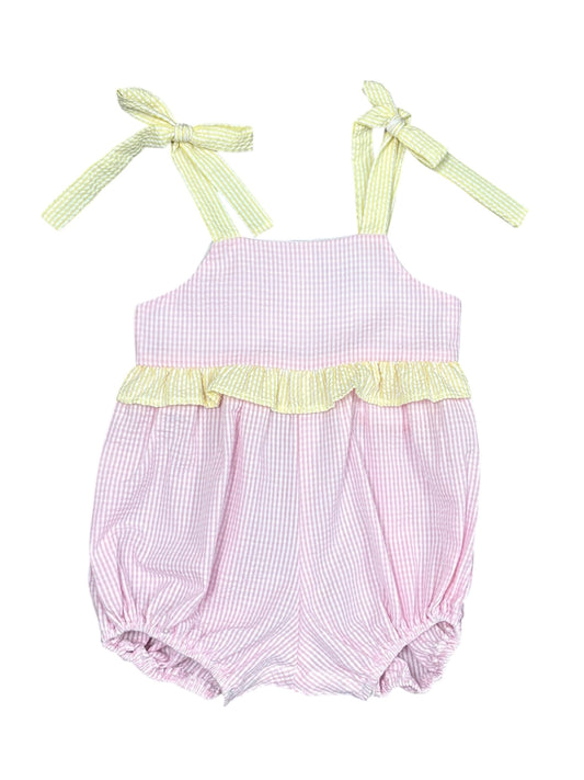 Pink Ruffle Tie Bubble