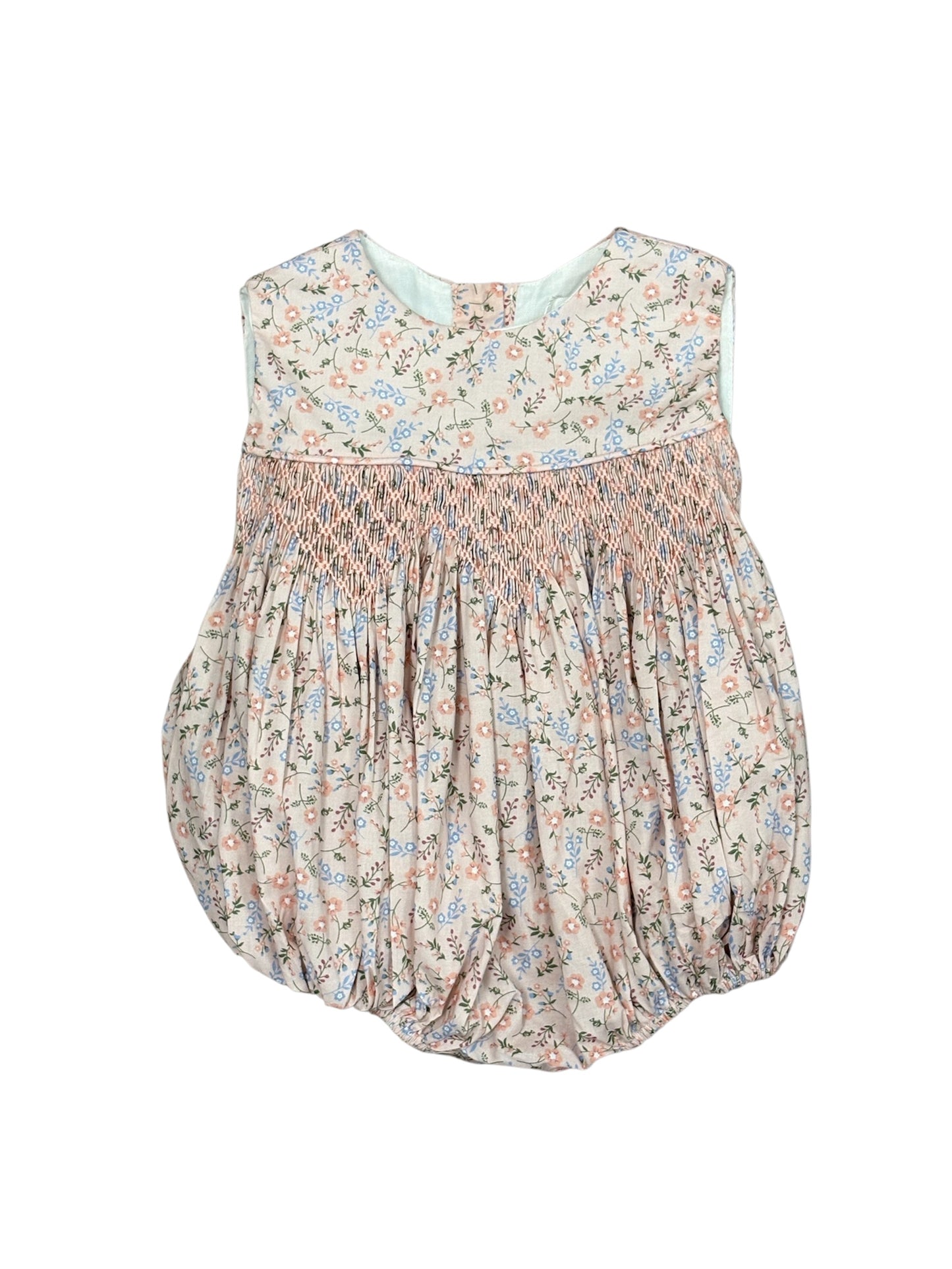 Floral Smocked Darla Bubble