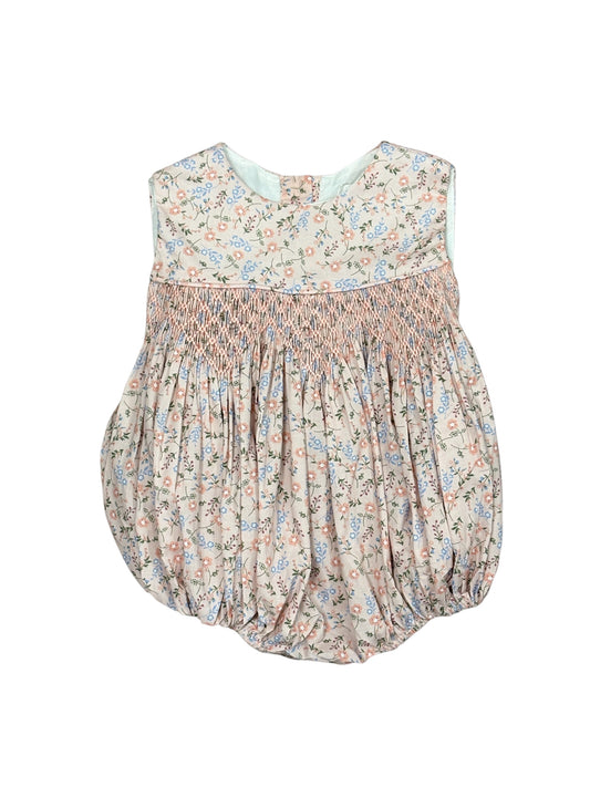 Floral Smocked Darla Bubble