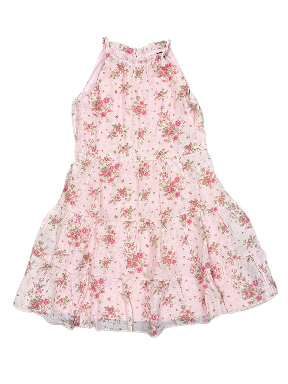 Rose Floral Halter Dress