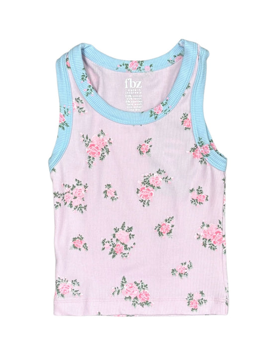 Pink Cabbage Rose Top