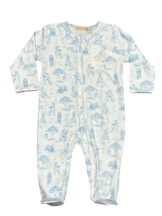 Blue Barking Bliss Footie