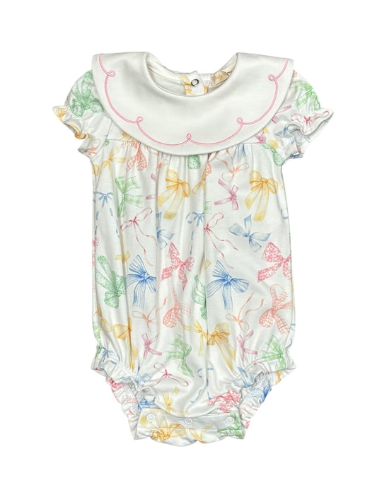 Confetti Bows Bubble W/ Collar