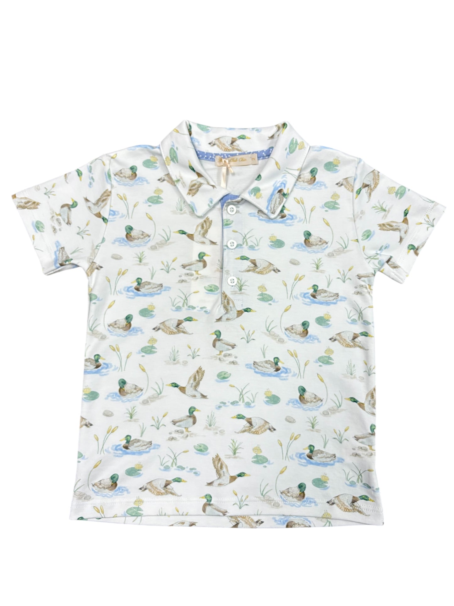 Mallard Ducks Collared Tee
