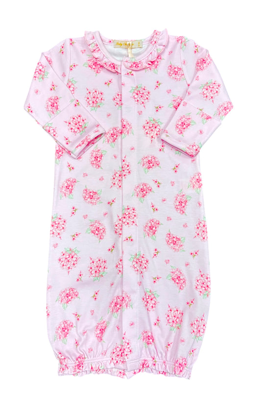 Soft Hydrangeas Converter Ruffle Gown